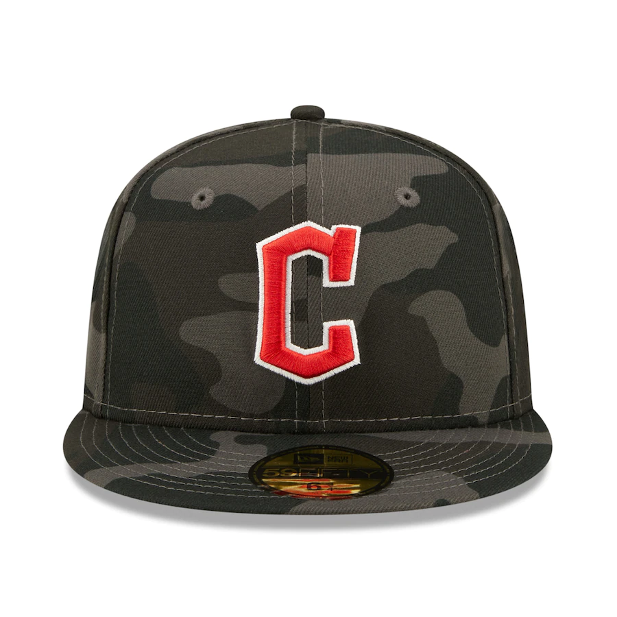 New Era Cleveland Guardians Camo Dark 59FIFTY Fitted Hat