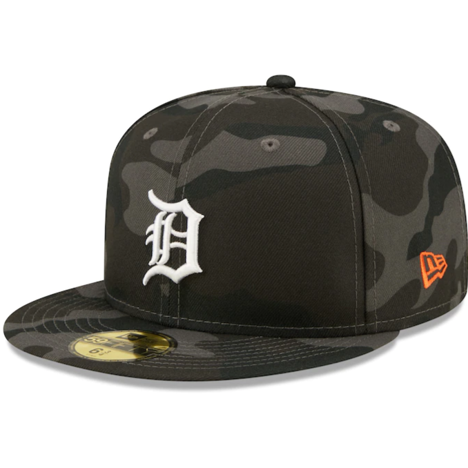 New Era Detroit Tigers Camo Dark 59FIFTY Fitted Hat