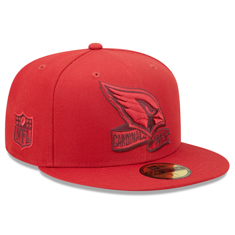 New Era Arizona Cardinals Red Tonal 2022 Sideline 59FIFTY Fitted Hat