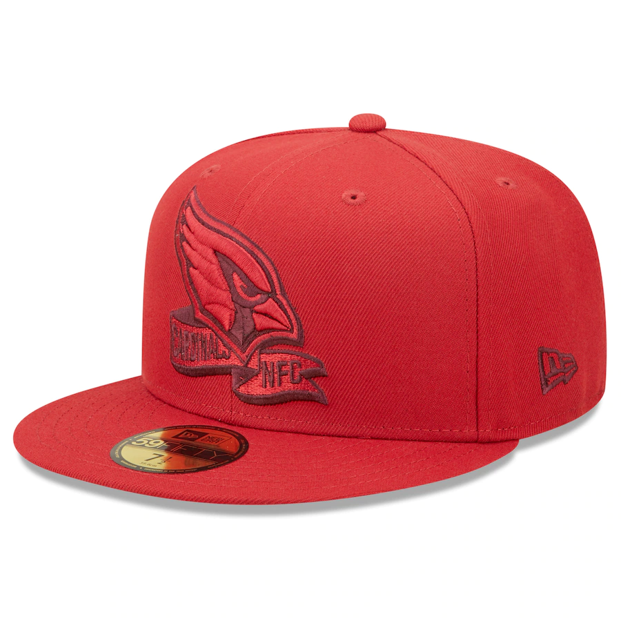 New Era Arizona Cardinals Red Tonal 2022 Sideline 59FIFTY Fitted Hat