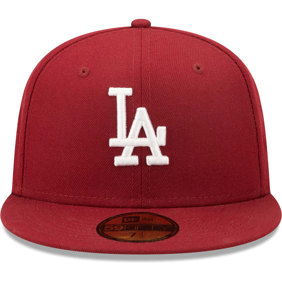 New Era Los Angeles Dodgers Cardinal 2020 World Series Air Force Blue Undervisor 59FIFTY Fitted Hat