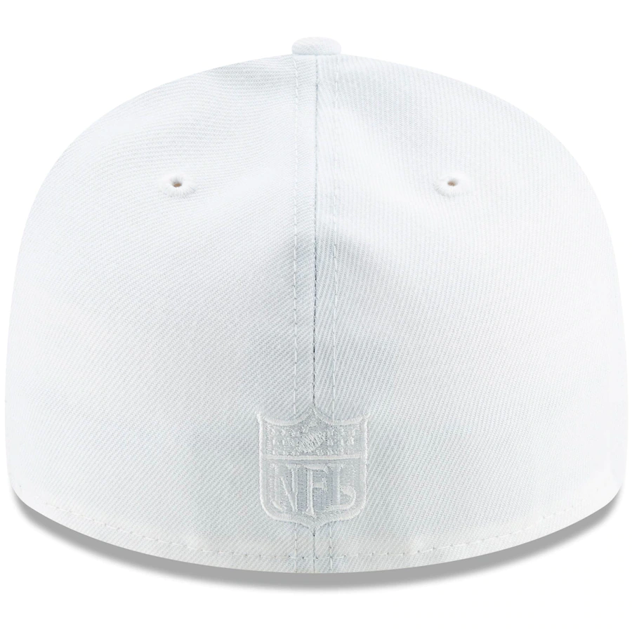 New Era Cleveland Browns Throwback White on White Low Profile 59FIFTY Fitted Hat