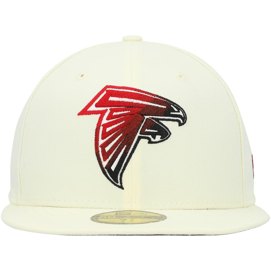 New Era Atlanta Falcons Alt Cream Chrome Color Dim 59FIFTY Fitted Hat
