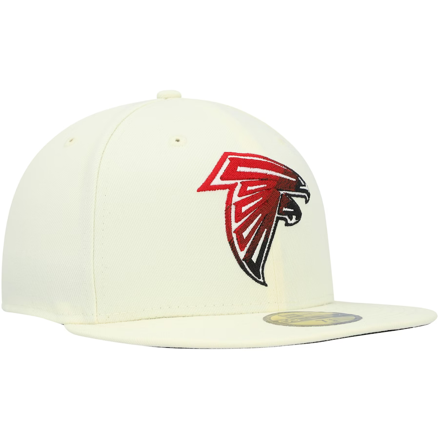 New Era Atlanta Falcons Alt Cream Chrome Color Dim 59FIFTY Fitted Hat