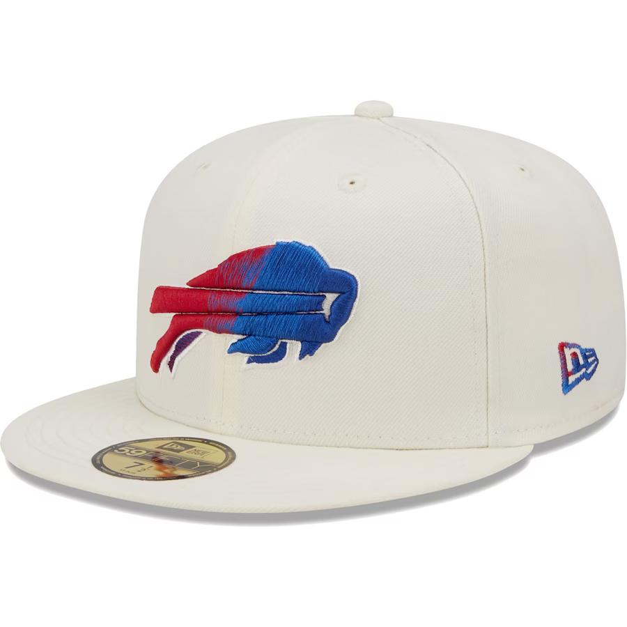 New Era Buffalo Bills Alt Cream Chrome Color Dim 59FIFTY Fitted Hat