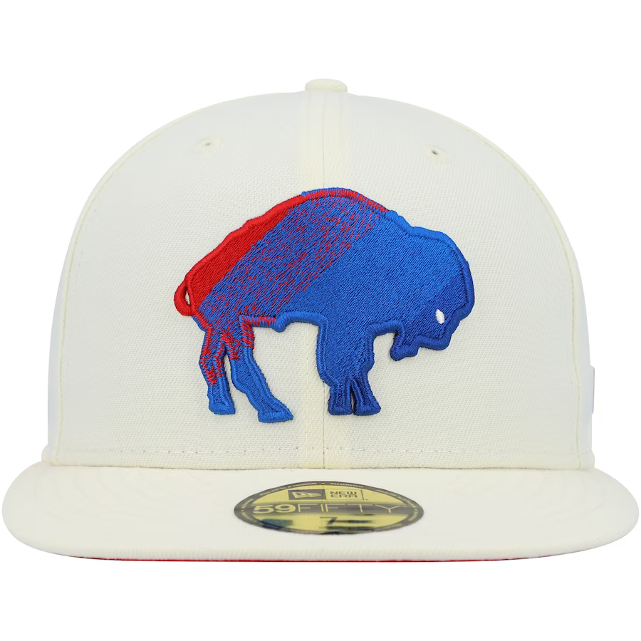 New Era  Buffalo Bills Cream Chrome Color Dim 59FIFTY Fitted Hat