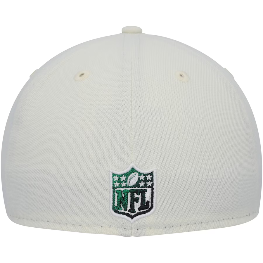 New Era Philadelphia Eagles Alt Cream Chrome Color Dim 59FIFTY Fitted Hat