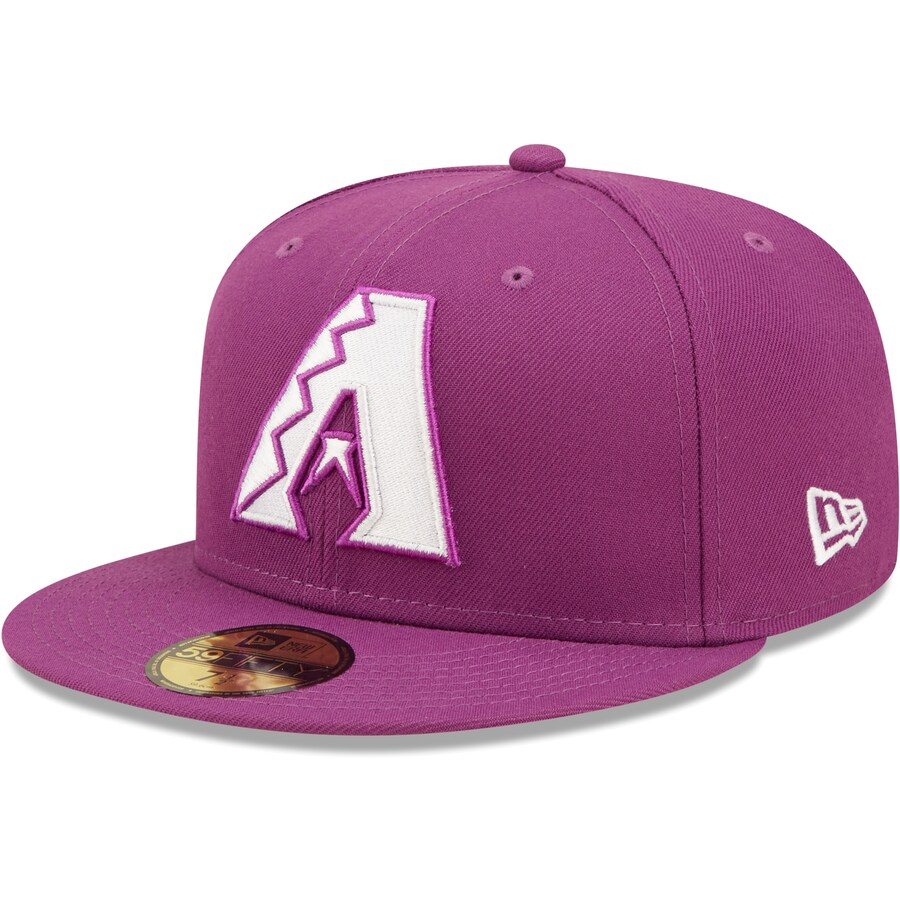 New Era Arizona Diamondbacks Grape Logo 59FIFTY Fitted Hat