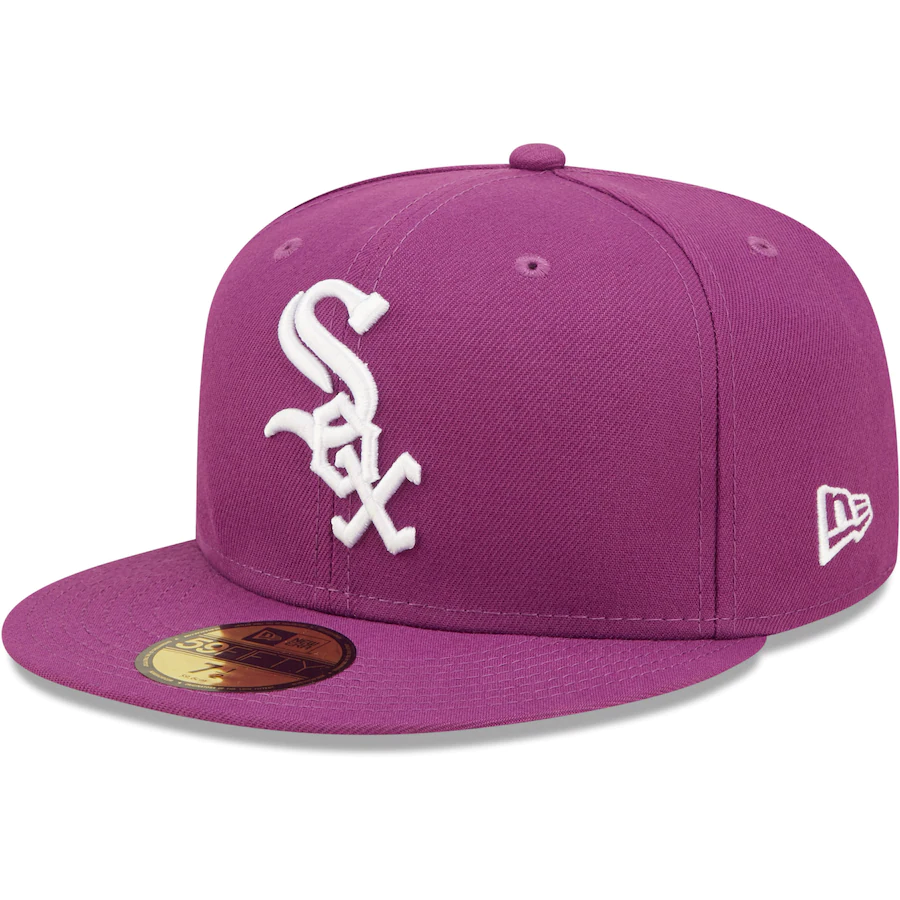 New Era Chicago White Sox Grape Logo 59FIFTY Fitted Hat
