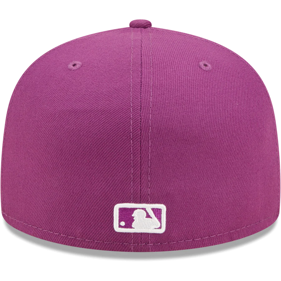 New Era Houston Astros Grape Logo 59FIFTY Fitted Hat