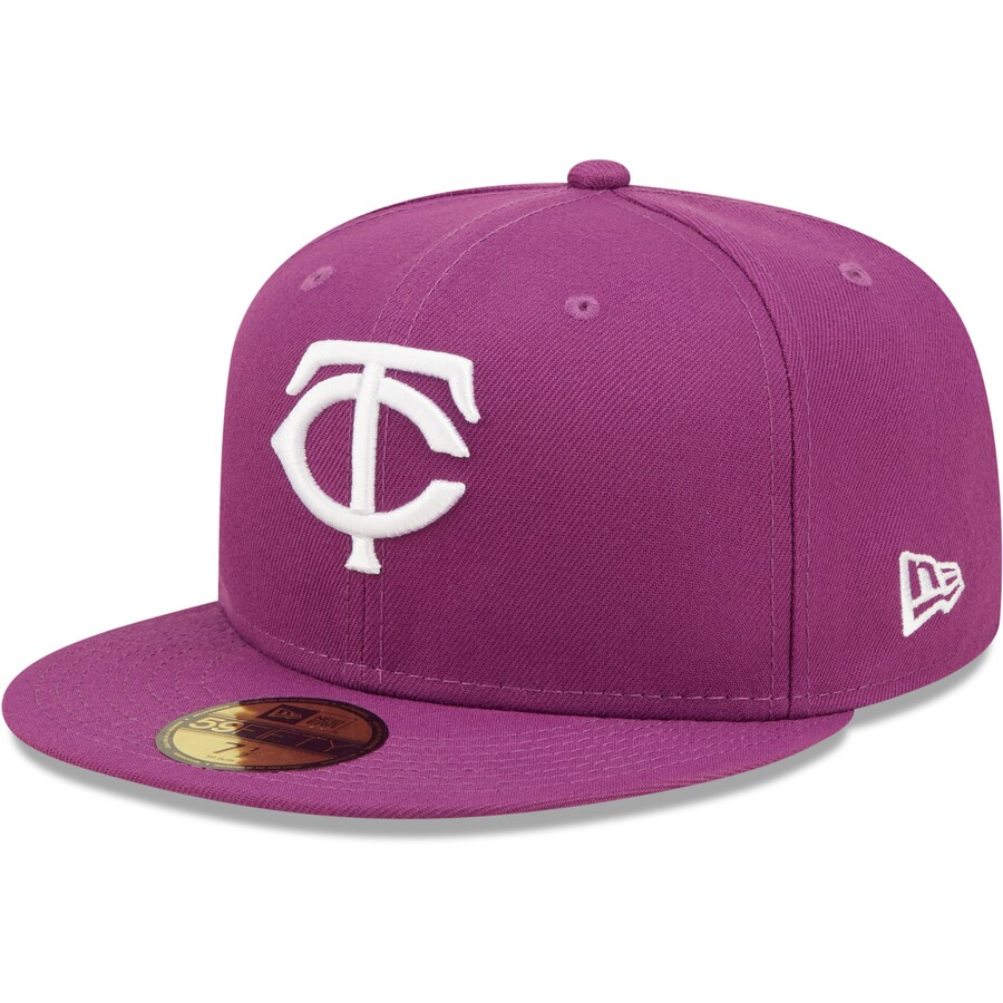 New Era Minnesota Twins Grape Logo 59FIFTY Fitted Hat