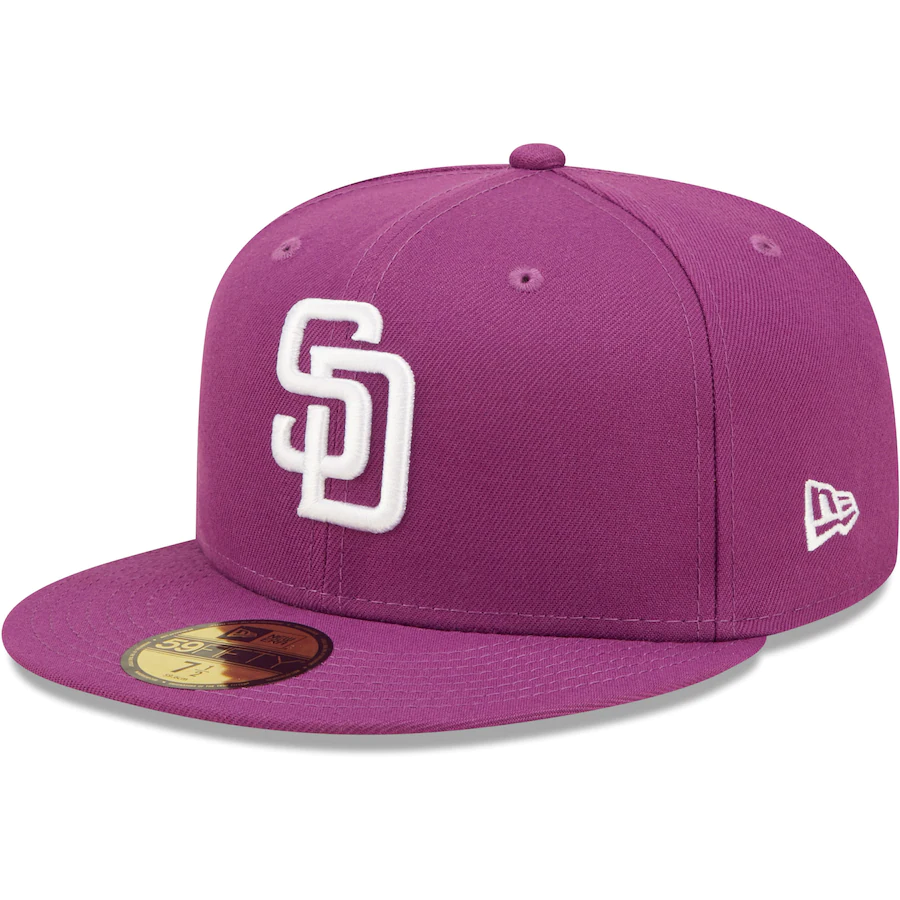 New Era San Diego Padres Grape Logo 59FIFTY Fitted Hat