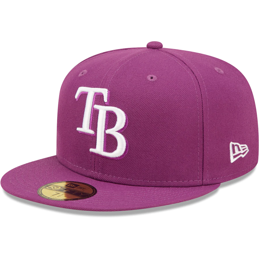 New Era Tampa Bay Rays Grape Logo 59FIFTY Fitted Hat