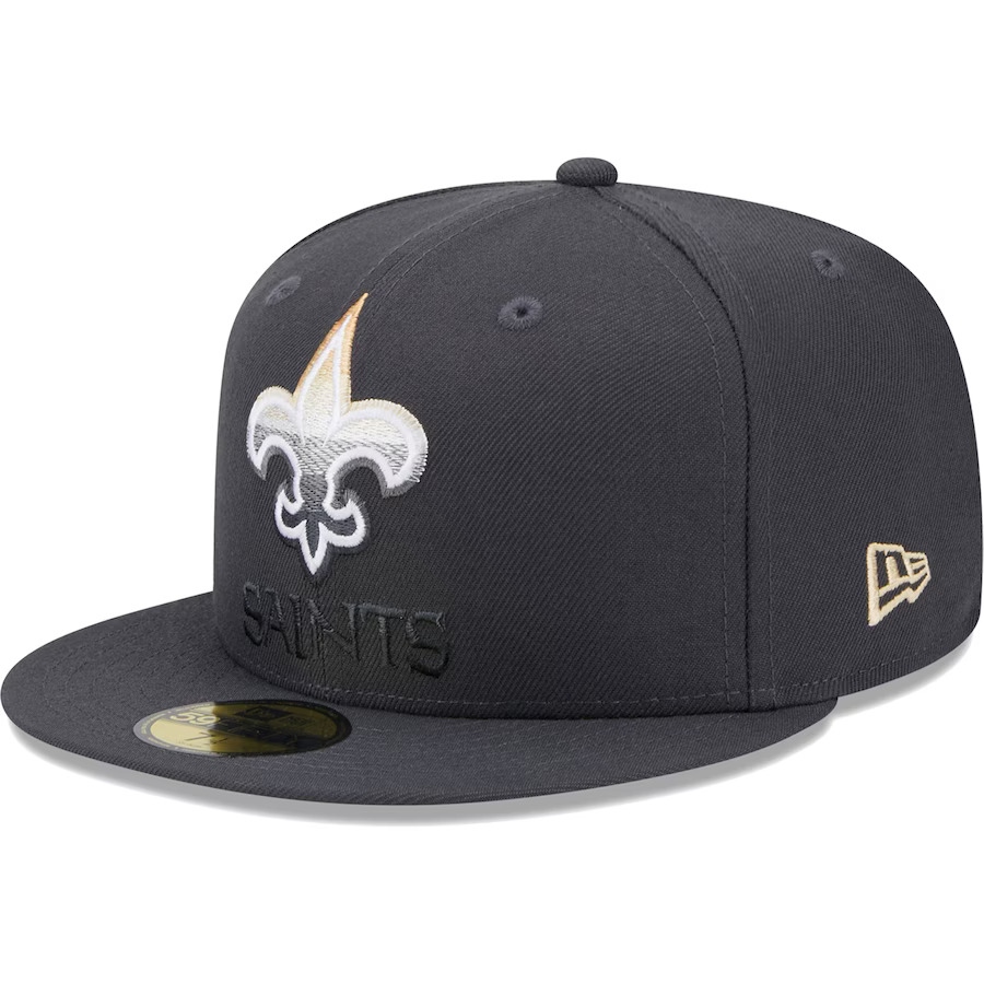 Casquette New Era 9Forty M-Crown - New Orleans Saints - Snapback Réglable - 100% Polyester - 12