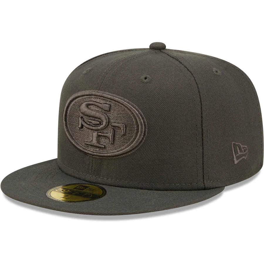 New Era San Francisco 49ers Graphite Color Pack 59FIFTY Fitted Hat