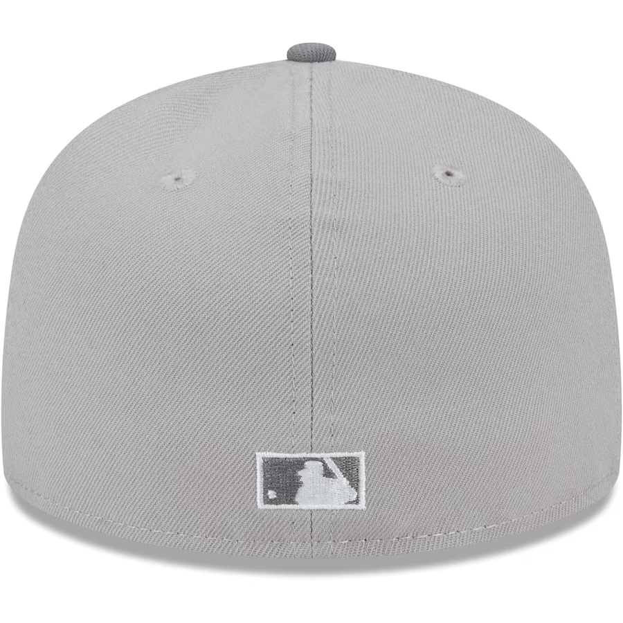 New Era California Angels Gray Green Undervisor 2023 59FIFTY Fitted Hat