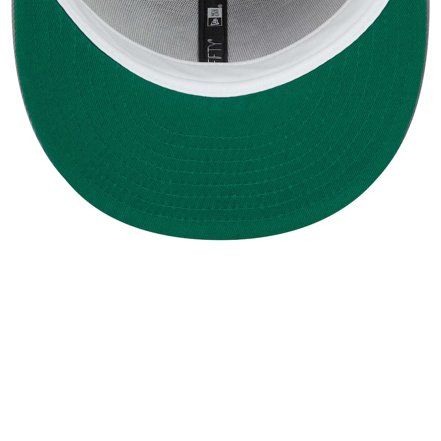 New Era Chicago Cubs Gray Green Undervisor 2023 59FIFTY Fitted Hat