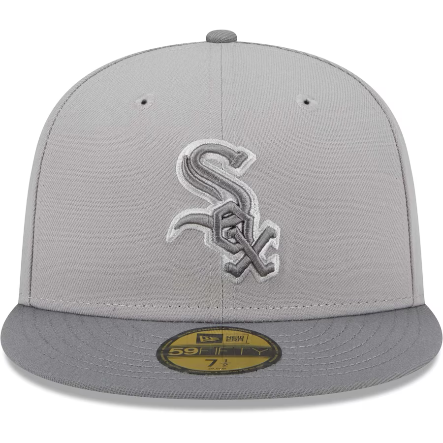 New Era Chicago White Sox Gray Green Undervisor 2023 59FIFTY Fitted Hat