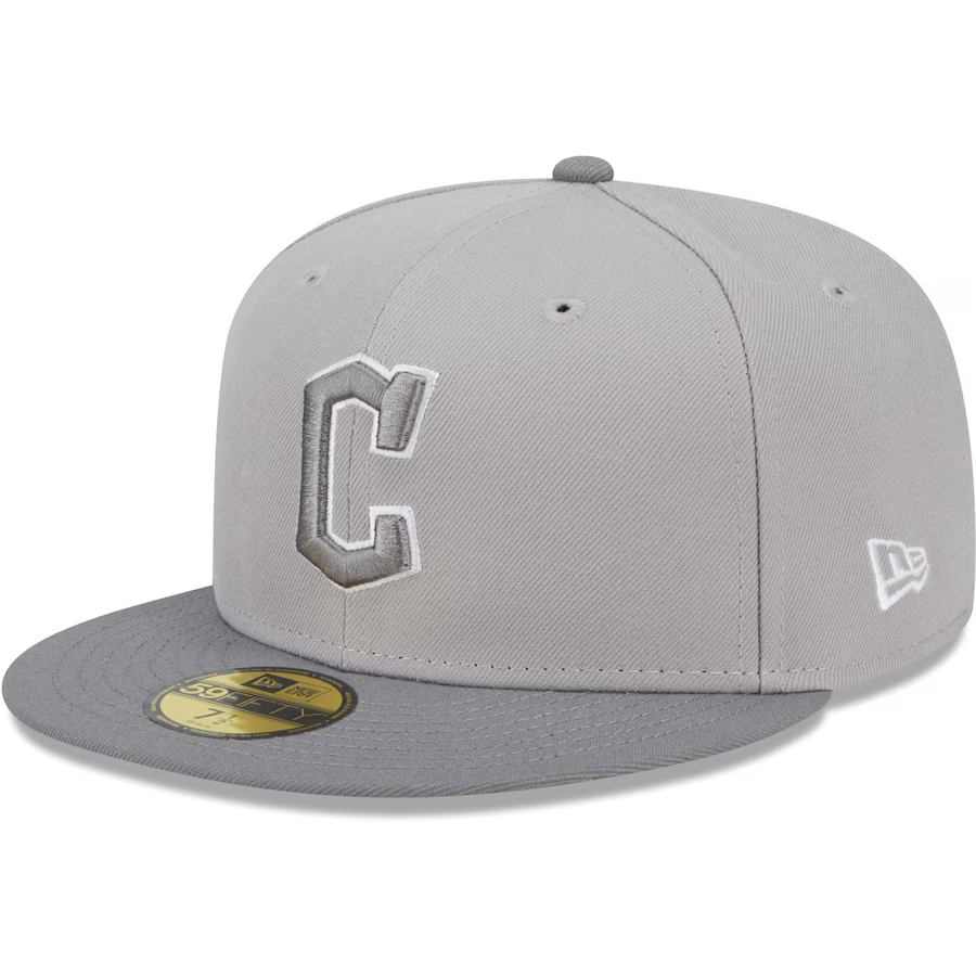 New Era Cleveland Guardians Gray Green Undervisor 2023 59FIFTY Fitted