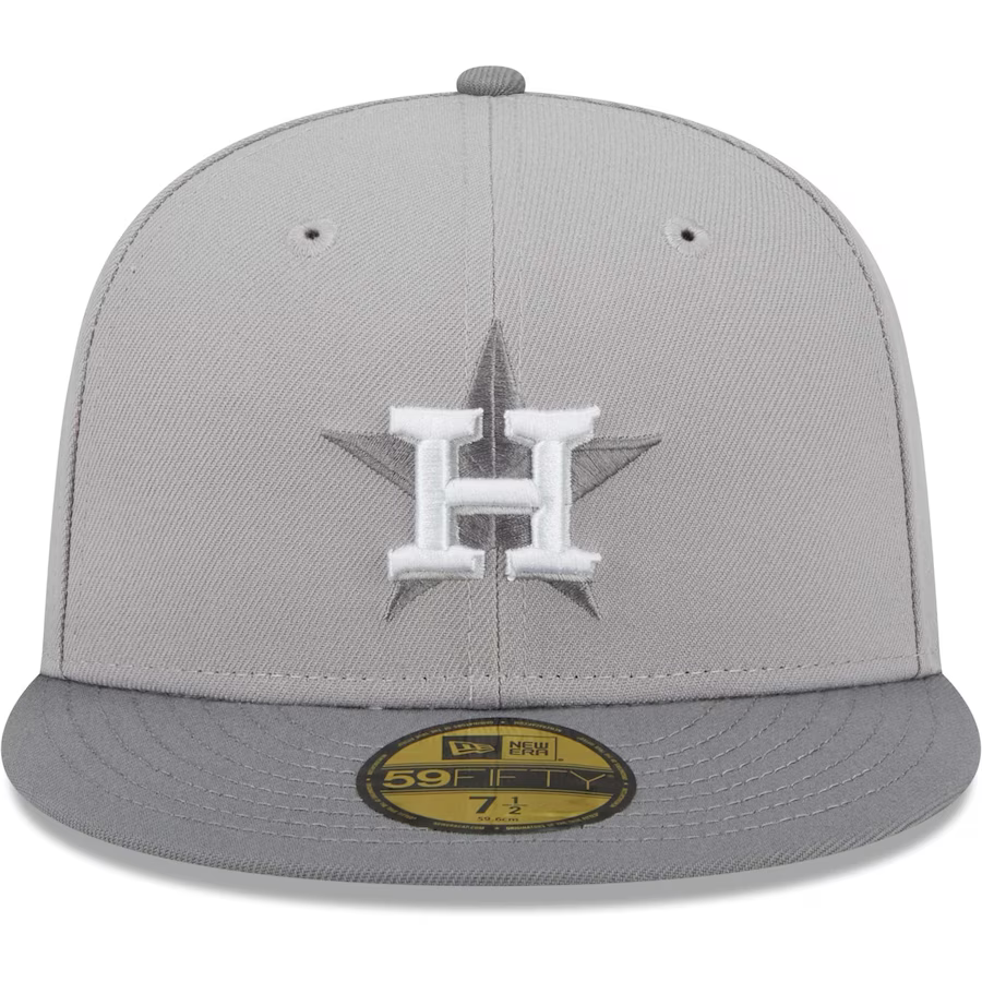 New Era Houston Astros Gray Green Undervisor 2023 59FIFTY Fitted Hat