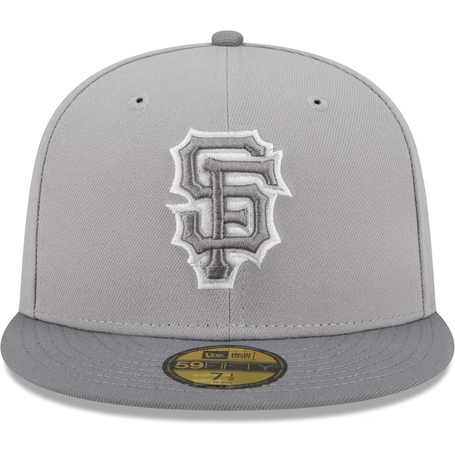 New Era San Francisco Giants Gray Green Undervisor 2023 59FIFTY Fitted Hat