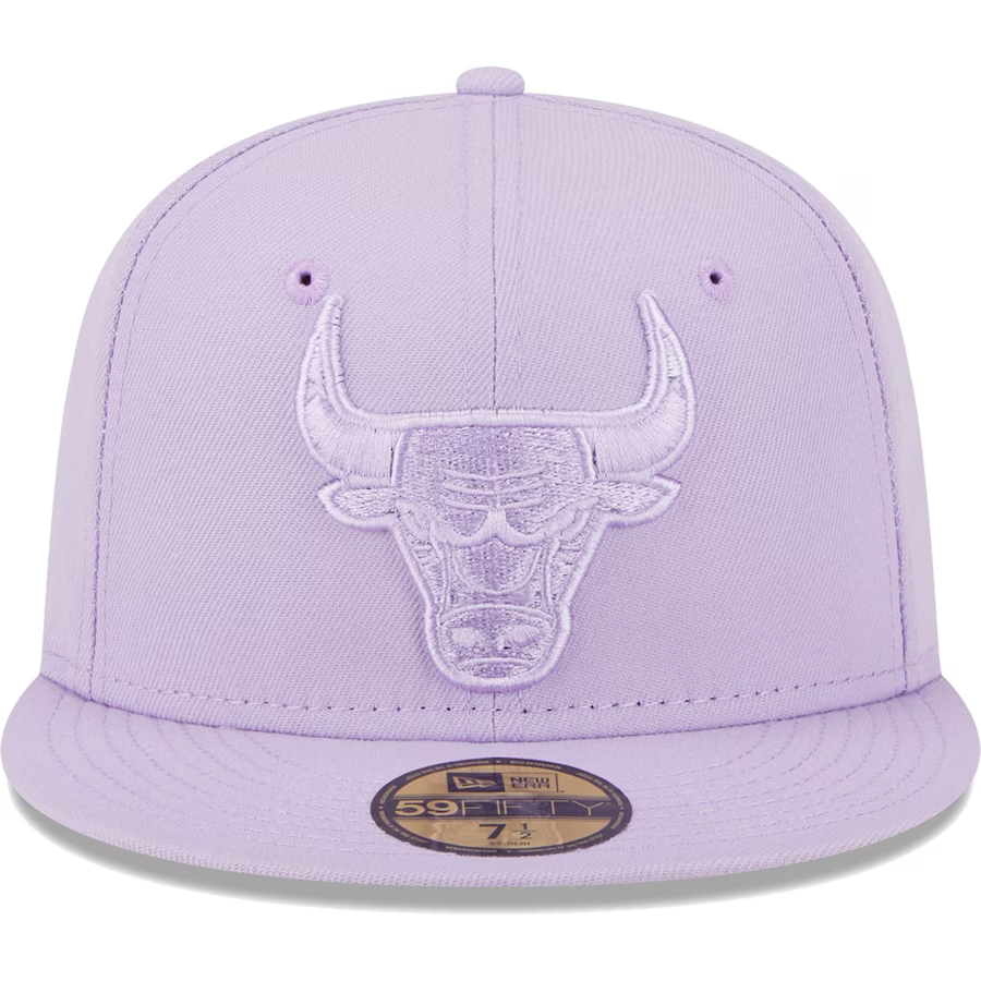 New Era Chicago Bulls Lavender 59FIFTY Fitted Hat