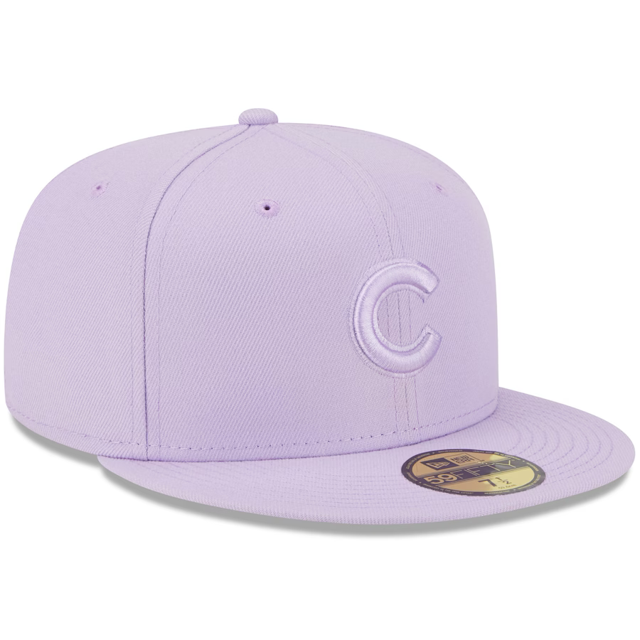 New Era Chicago Cubs Lavender 59FIFTY Fitted Hat