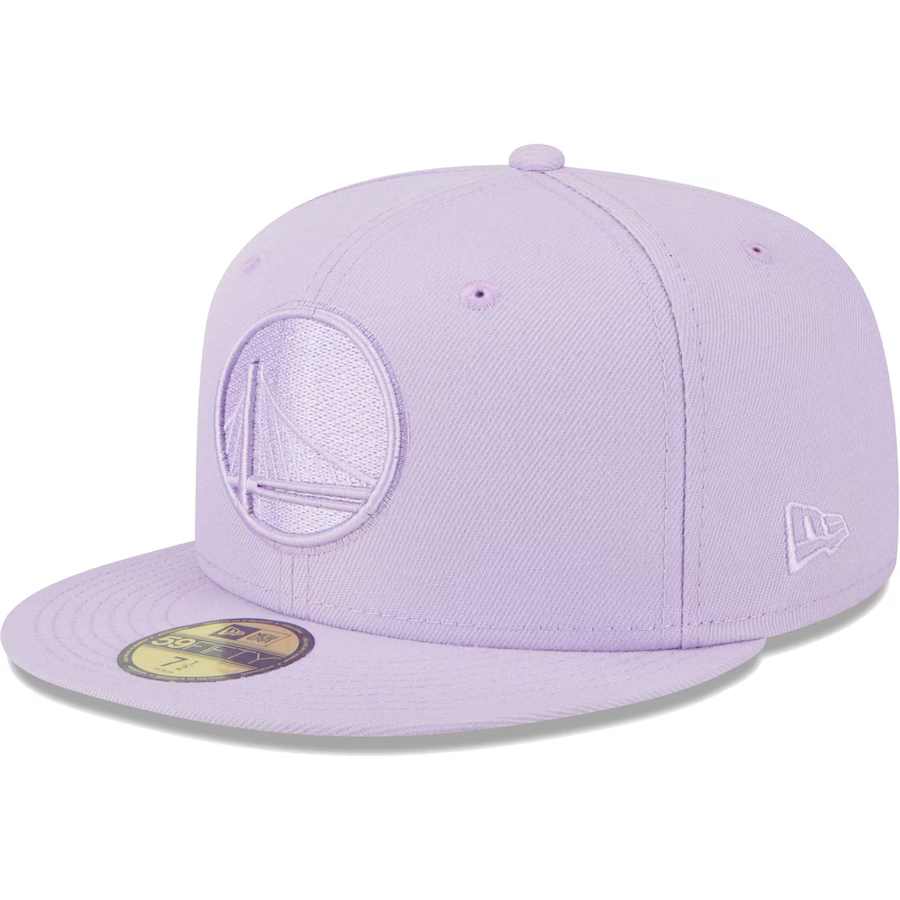 New Era Golden State Warriors Lavender 59FIFTY Fitted Hat