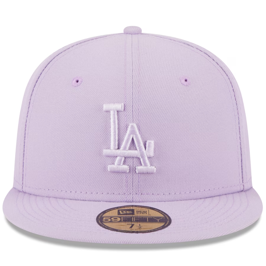 New Era Los Angeles Dodgers Lavender 59FIFTY Fitted Hat