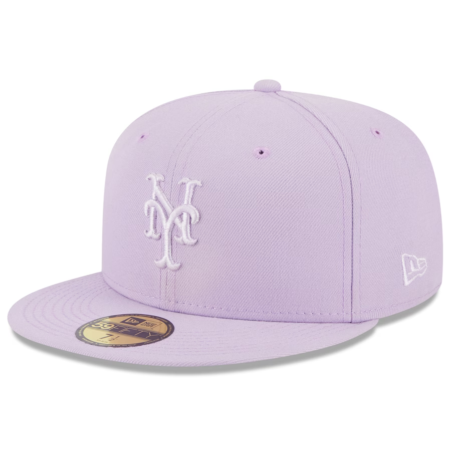New Era New York Mets Lavender 59FIFTY Fitted Hat