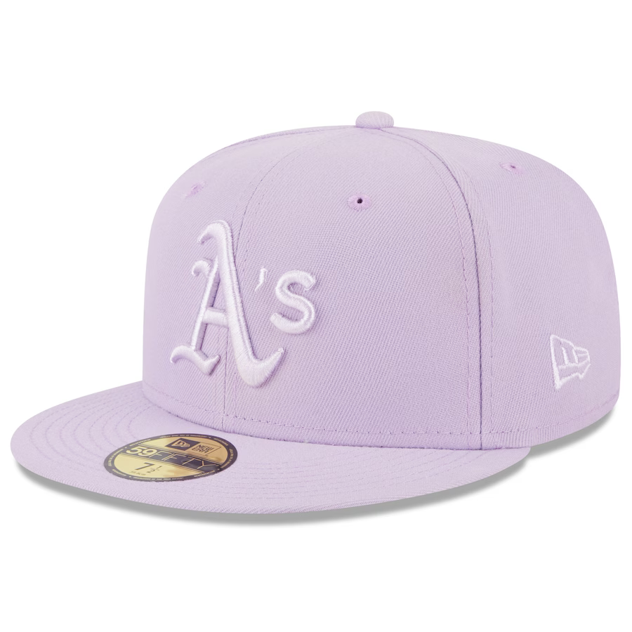 New Era Oakland Athletics Lavender 59FIFTY Fitted Hat