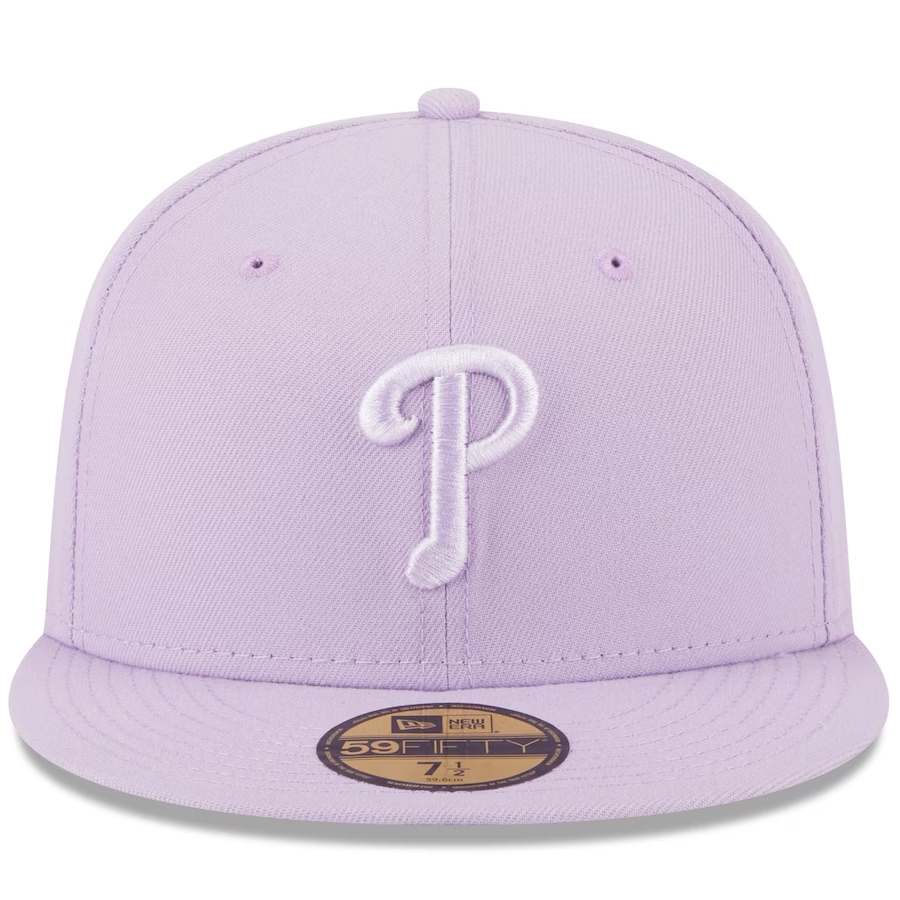 New Era Philadelphia Phillies Lavender 59FIFTY Fitted Hat