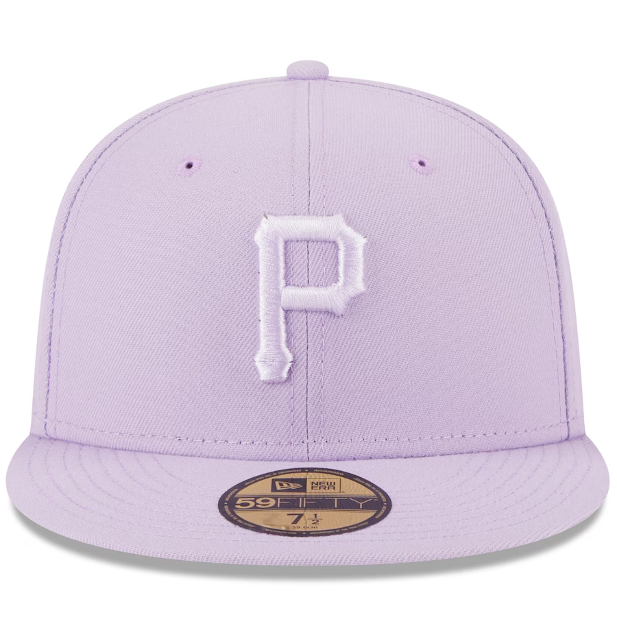 New Era Pittsburgh Pirates Lavender 59FIFTY Fitted Hat
