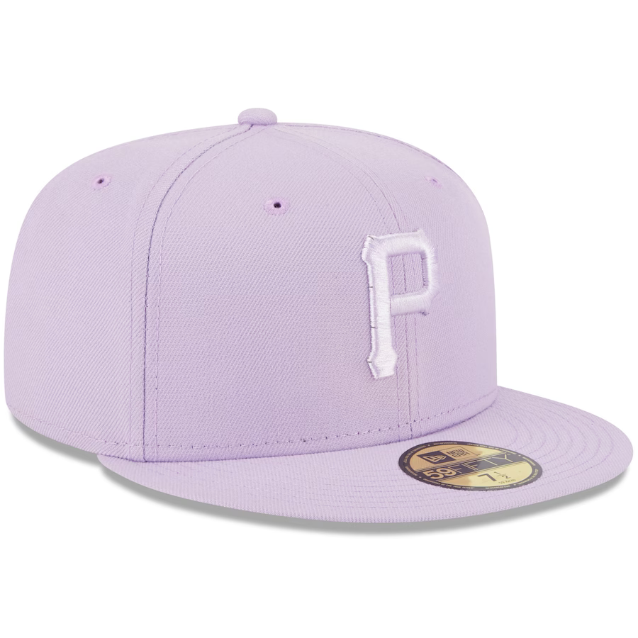 New Era Pittsburgh Pirates Lavender 59FIFTY Fitted Hat