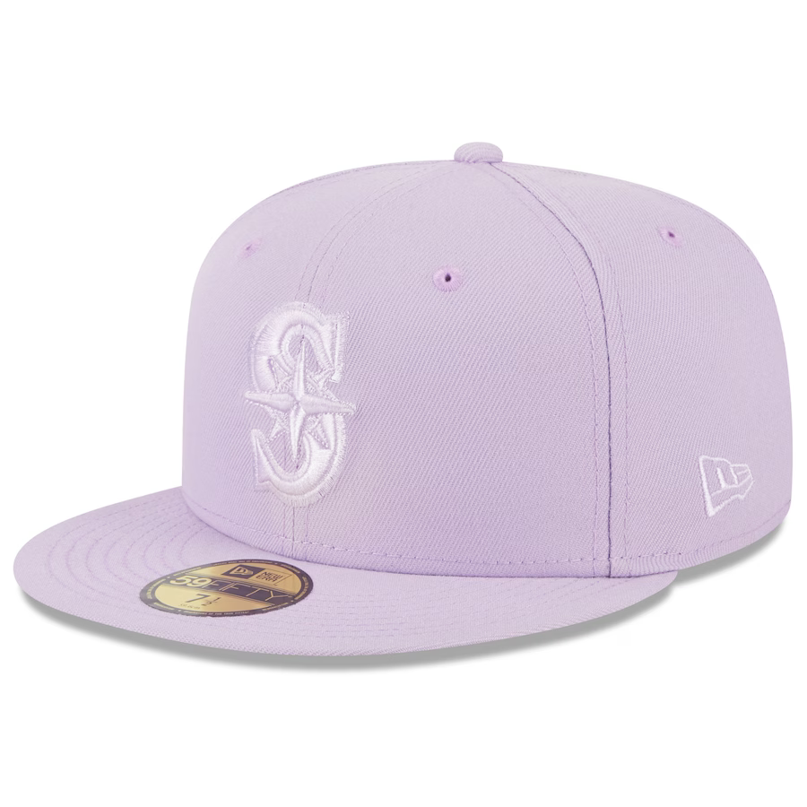 New Era Seattle Mariners Lavender 59FIFTY Fitted Hat