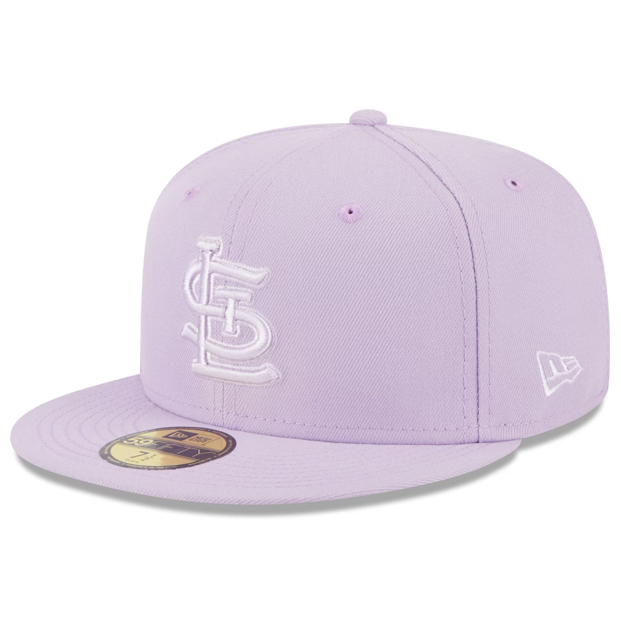 New Era St. Louis Cardinals Lavender 59FIFTY Fitted Hat