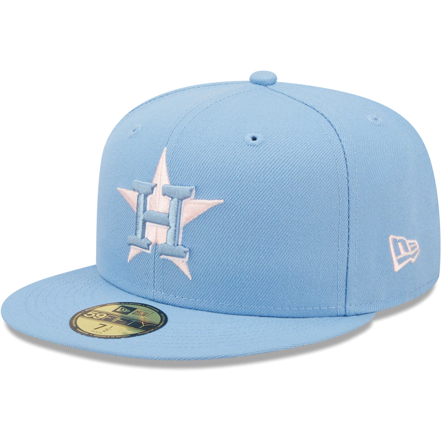 New Era Houston Astros Light Blue 50th Anniversary 59FIFTY Fitted Hat