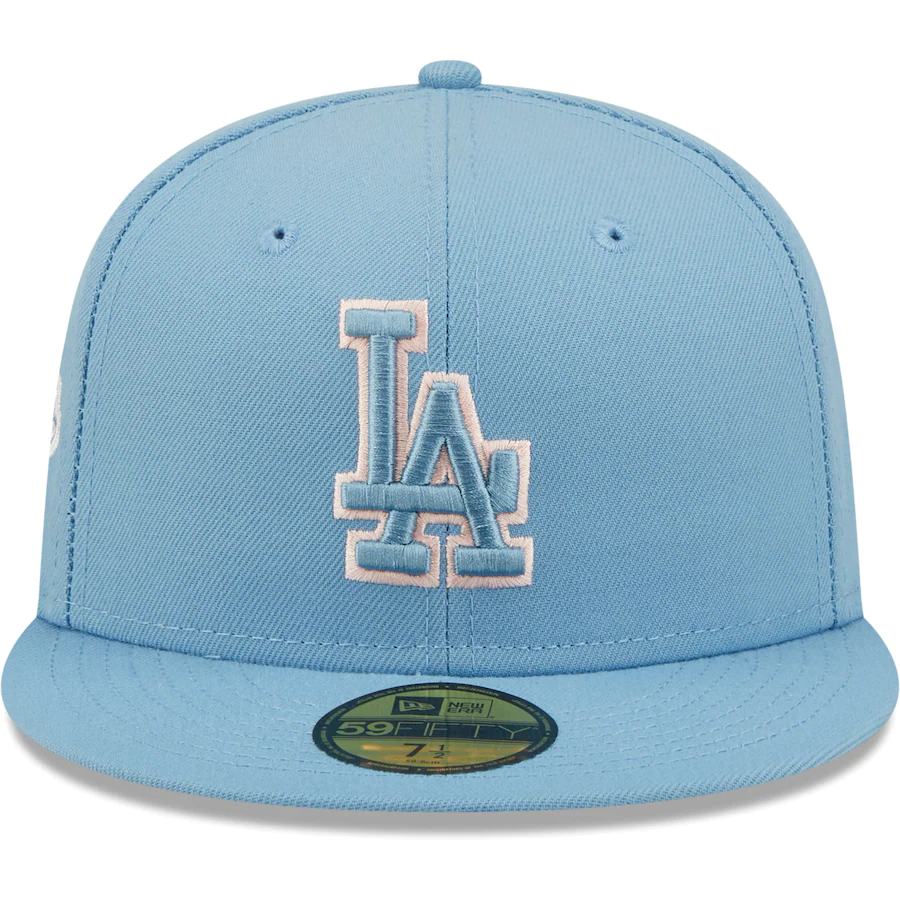 New Era Los Angeles Dodgers Light Blue 100th Anniversary 59FIFTY Fitted Hat