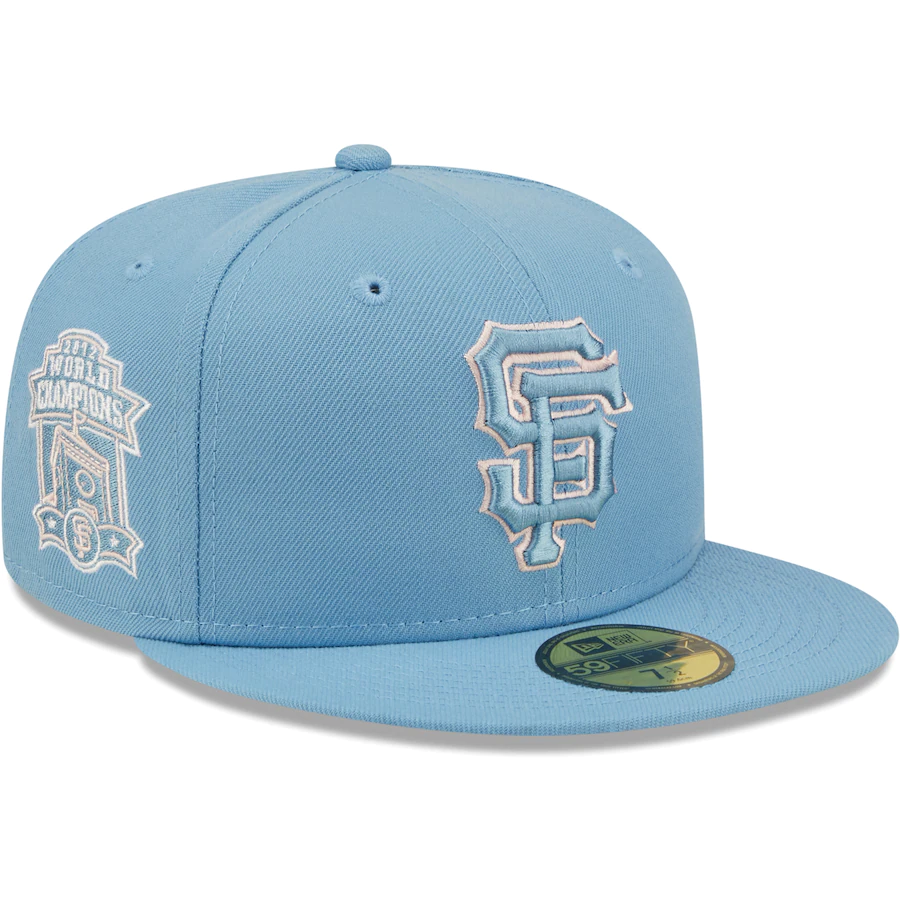 New Era San Francisco Giants Light Blue 2012 World Series Champions 59FIFTY Fitted Hat