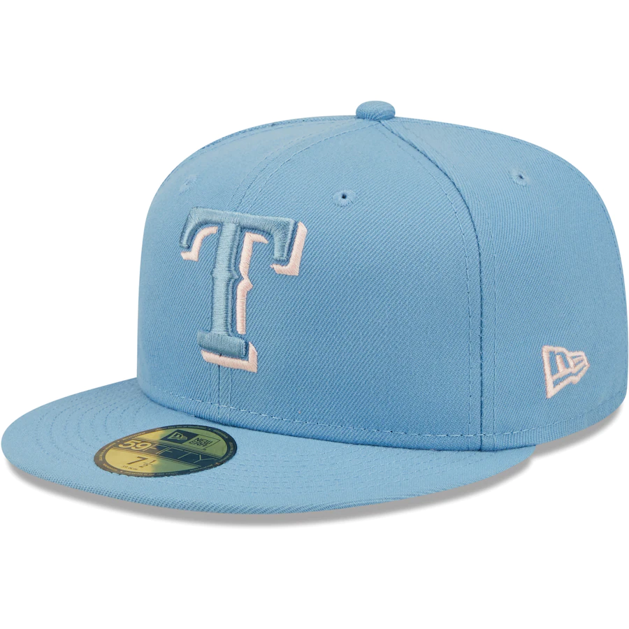 New Era Texas Rangers Light Blue Globe Life Park 59FIFTY Fitted Hat