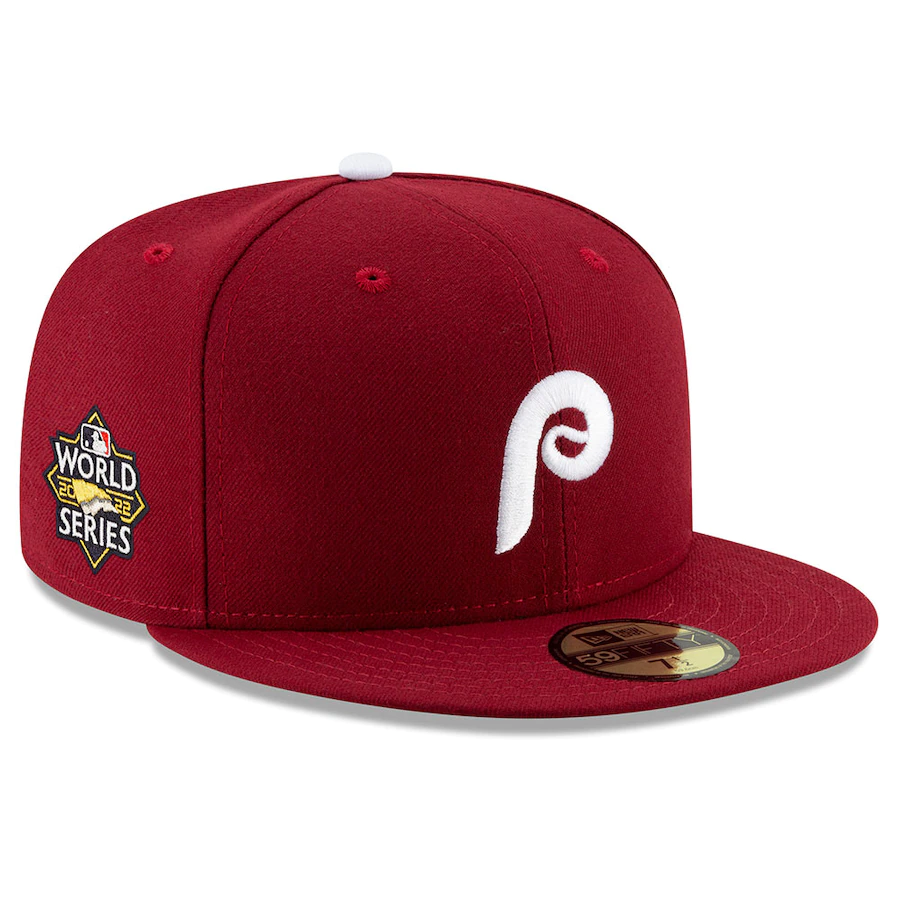 New Era Philadelphia Phillies Burgundy 2022 World Series 59FIFTY Fitted Hat
