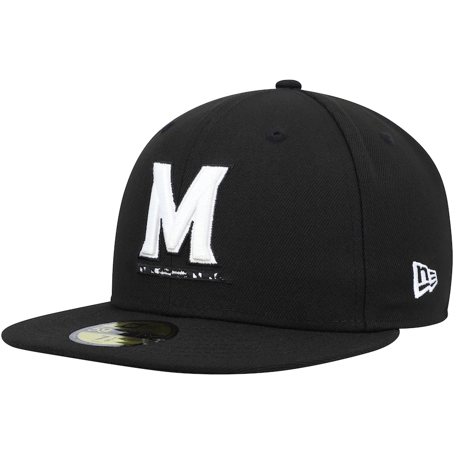 New Era Maryland Terrapins Black & White 59FIFTY Fitted Hat