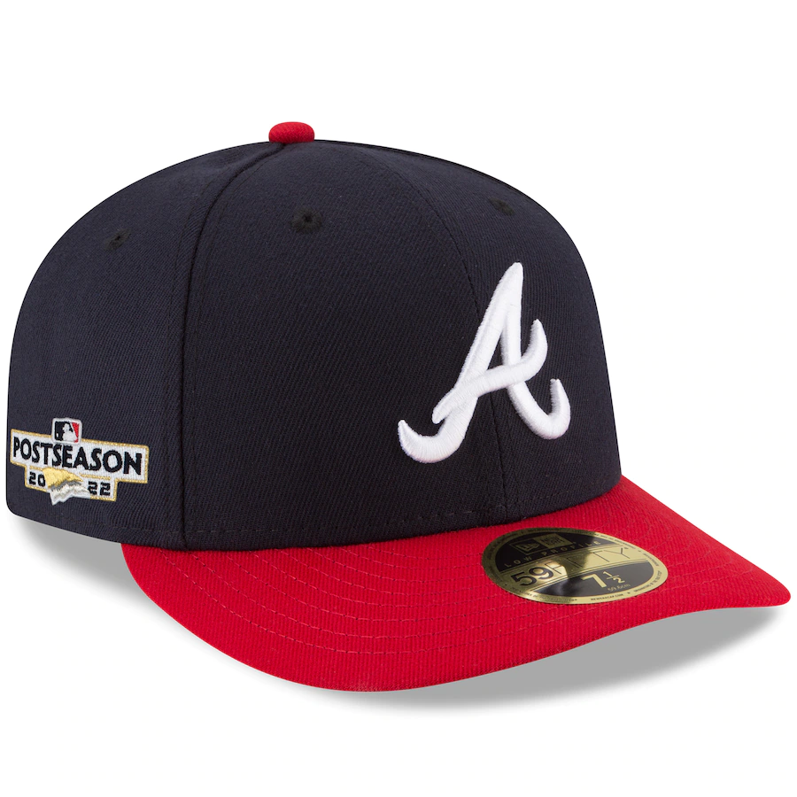 New Era Atlanta Braves 2022 Postseason Low Profile 59FIFTY Fitted Hat