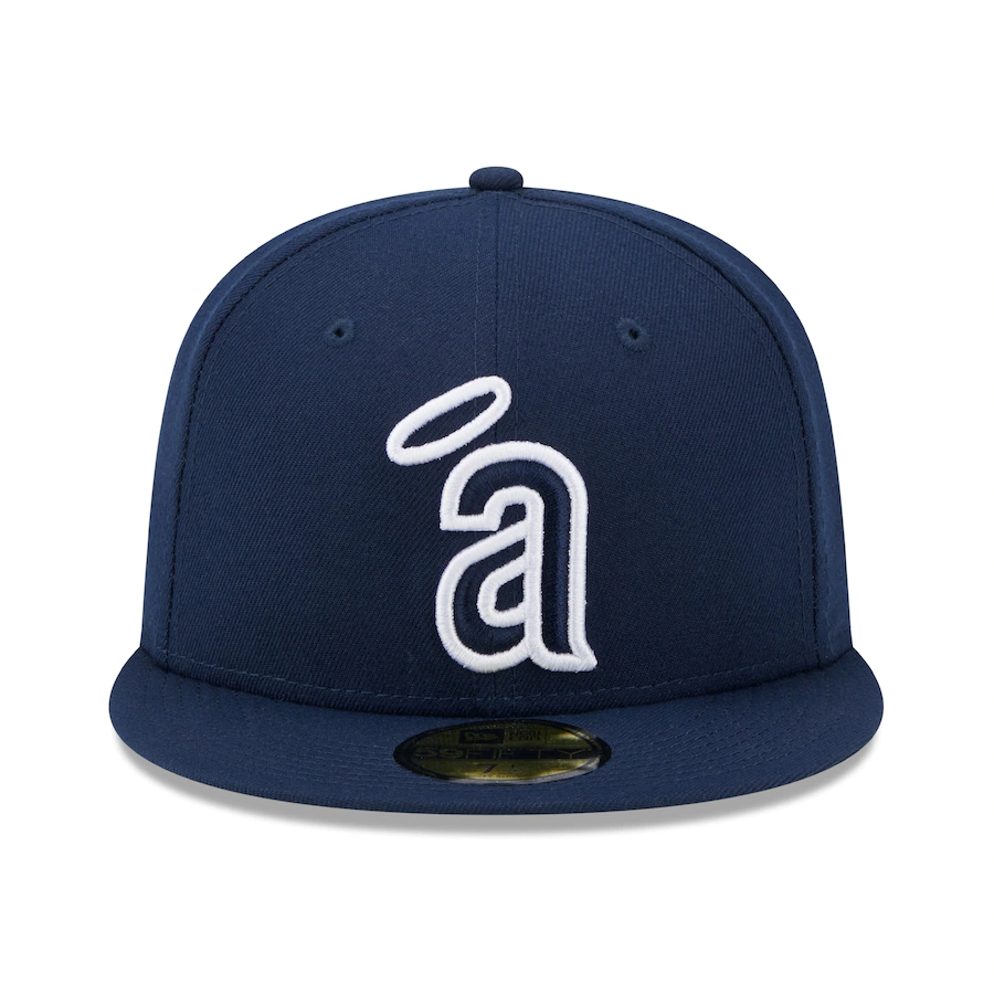 New Era California Angels Navy Oceanside Green Undervisor 59FIFTY Fitted Hat