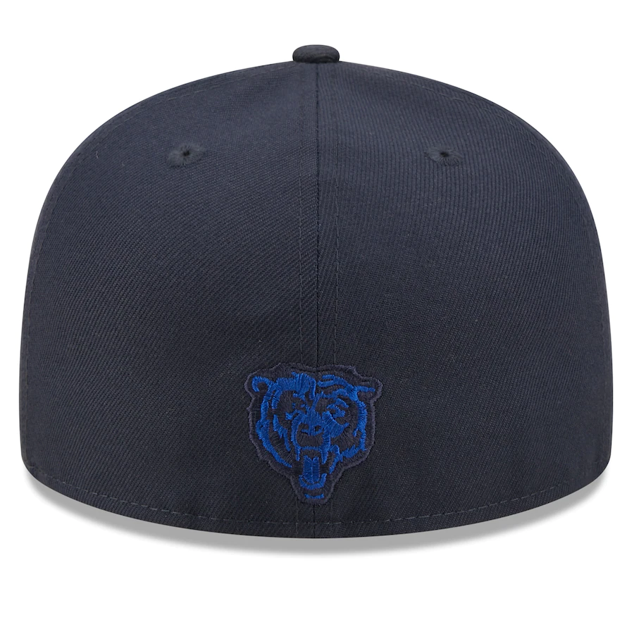 New Era Chicago Bears Navy Tonal 2022 Sideline 59FIFTY Fitted Hat