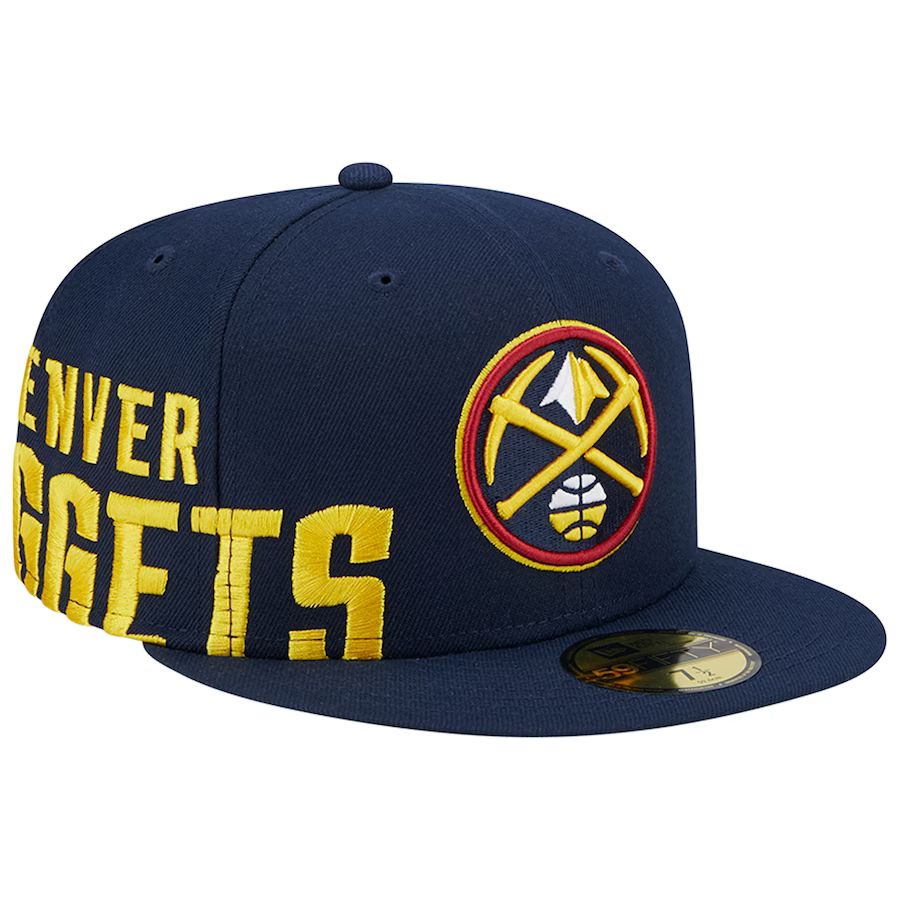 New Era Denver Nuggets Side Arch Jumbo 59FIFTY Fitted Hat