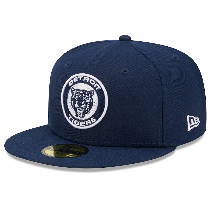 New Era Detroit Tigers Navy Oceanside Green Undervisor 59FIFTY Fitted Hat