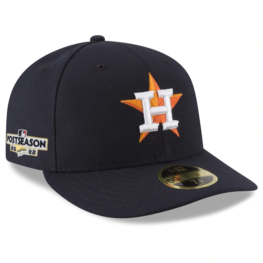 Houston Python Hat New Era Houston Astros 2022 Postseason Low Profile 59FIFTY Fitted Hat