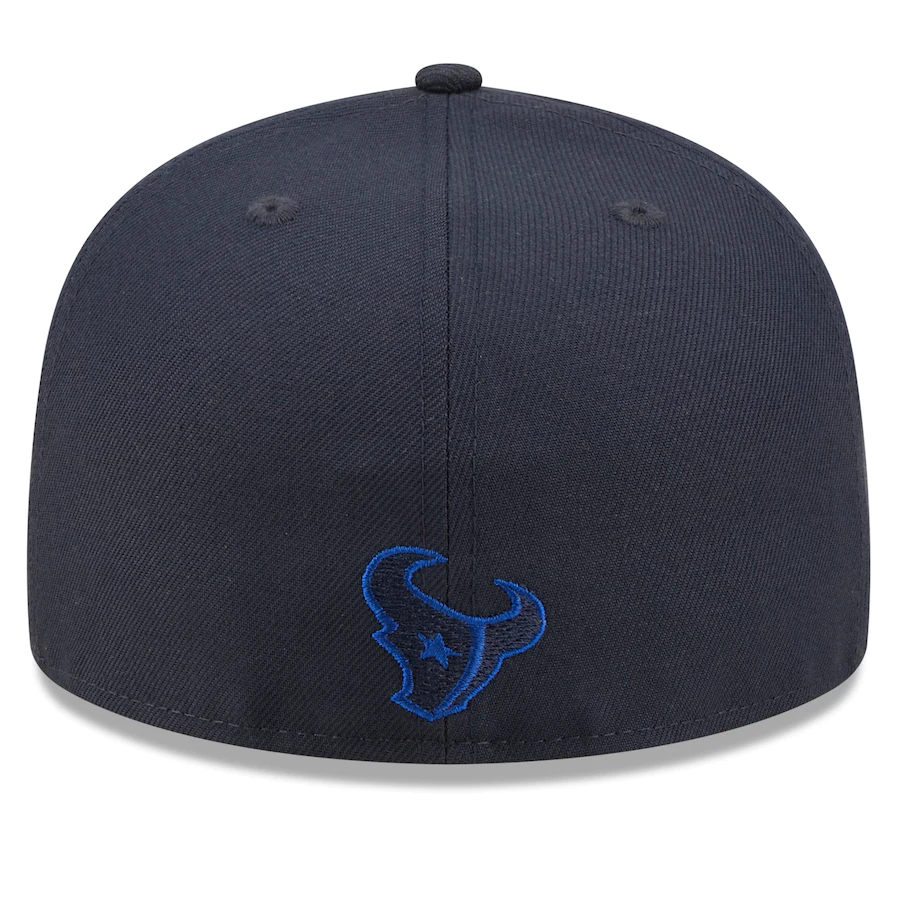 New Era Houston Texans Navy Tonal 2022 Sideline 59FIFTY Fitted Hat