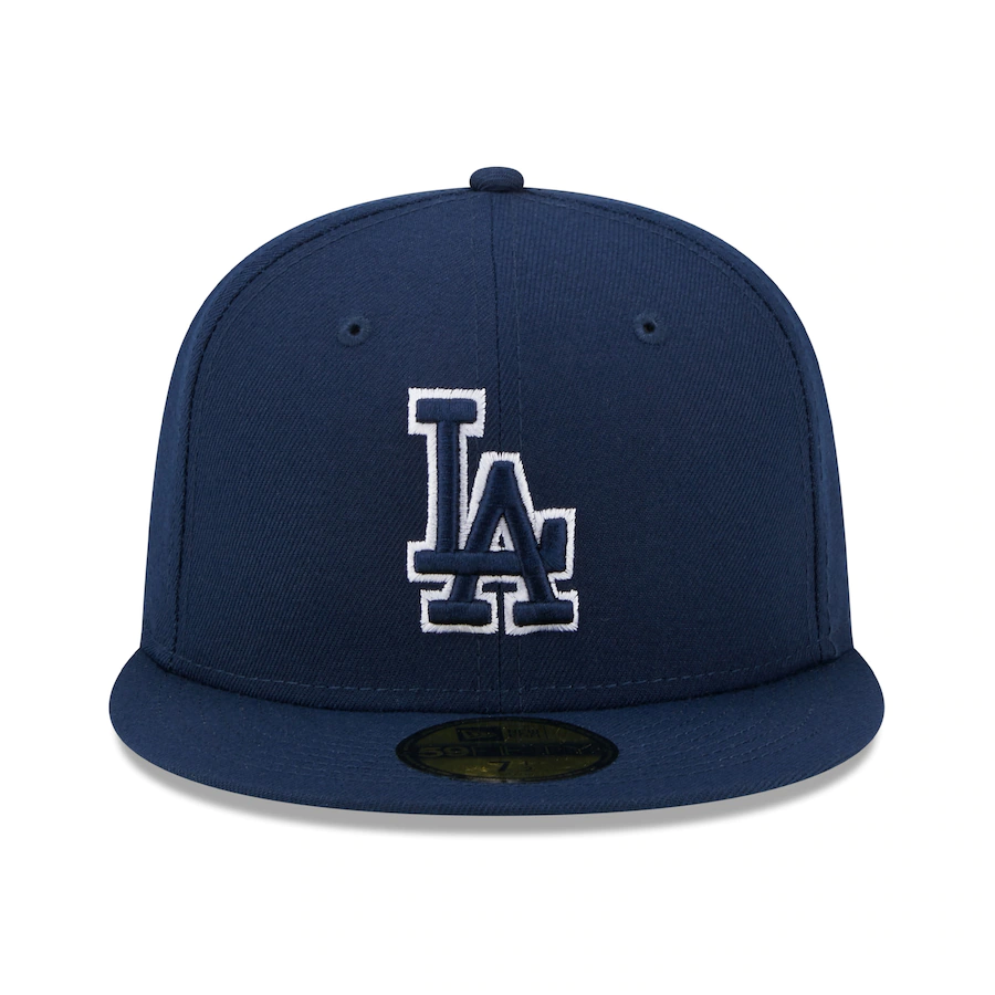 New Era Los Angeles Dodgers Navy Oceanside Green Undervisor 59FIFTY Fitted Hat